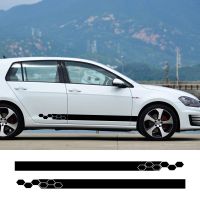 Car Stickers Door Side Skirt Vinyl Wrap Racing Decals For Volkswagen VW Golf 4 5 6 7 MK3 MK4 MK5 MK6 Polo Auto Car Accessories Towels