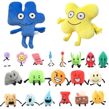 Hot Sale Dog Plush Toys Bfdi Plushie Battle for Dream Island Plush Toy Stuffed  Animal Cartoon Plant Soft Doll Leafy Firey Coiny