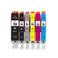 เข้ากันได้ PGI-750 CLI-751 ink cartridge for Canon PIXMA MG5470/MG6370/Ip7270/MX727/MX927