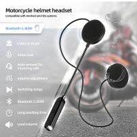 【LZ】✳  Motocicleta Capacete Headset Sem Fio Handsfree Call Kit Estéreo para Rider Equitação MP3 Music Player Moto Earphone Bluetooth 5.3