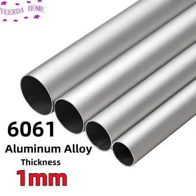 【CC】 Pipe 1mm Thickness 3-30mm Straight 240mm 490mm Round 6061 Aluminum Alloy Tube