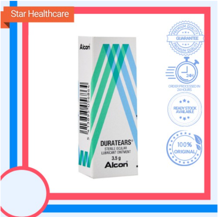 Duratears Naturale Sterile Ocular Lubricant Ointment 3.5g Lazada