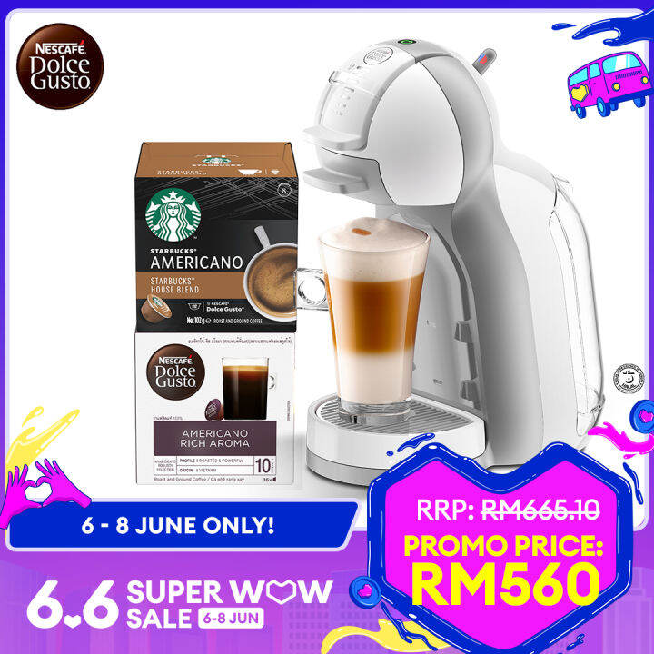 [Exclusive Set] NESCAFÉ® Dolce Gusto® WHITE & ARCIC GREY Mini Me Coffee