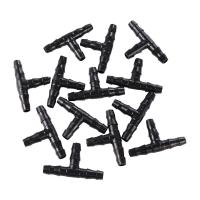 50 Pcs barbed tee connector for 4/7mm tubing water pipe hose joint micro sprinkler irrigation garden accessories hose fittings