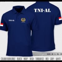 Polo Shir Shirt Collar Distro Tni Al Army Plain Custom Indonesia