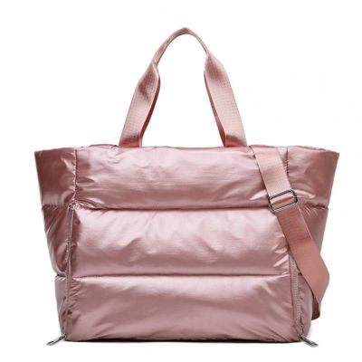 Women Fitness Bag Seamless Design Multi-purpose Convenient Trendy Fitness Handbag for Swimming Pool