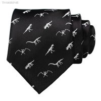 ▦☜✷ 2020 New Design Animal Tie For Men Silk Woven Necktie Dinosaur Snail Fox Flamingo Jacquard Fashion Party Wedding Gravata Ties