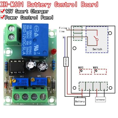 【YF】✕۞✣  XH-M601 Battery Charging Board 12V Charger Supply Module Panel Charging/Stop