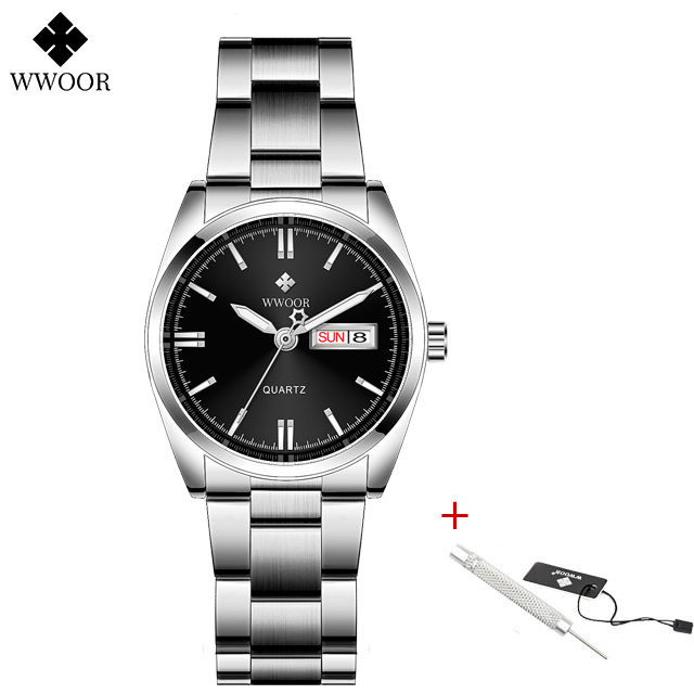 wwoor-หรูหราสีฟ้านาฬิกาวันที่สัปดาห์ผู้หญิงนาฬิกาสุภาพสตรีสแตนเลสสร้อยข้อมือสตรีนาฬิกาข้อมือหญิงนาฬิกา-rel-gio-feminino