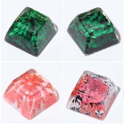 1 Piece Keycaps Mountain Resin for Mechanical Profile Backlit Cap