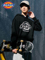 Dickies DK โลโก้พิมพ์ Hoodie ผู้ชายใหม่ผ้าฝ้ายใยผ้าห่วงเสื้อลำลอง7305