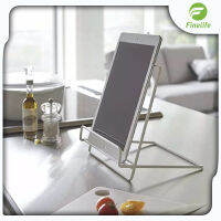 Japanese Style Multifunctional Magazine Recipe Rack Ipad Stand Desktop Folding Vertical Display Rack Ins Iron Book Shelf