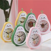 （HOT NEW）นาฬิกาปลุกผลไม้ CuteClock ห้องนอนโต๊ะปิดเสียงการเคลื่อนไหวปลุกนาฬิกาเวลานักเรียนนาฬิกา