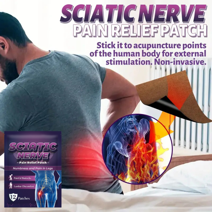 SUMIFUN Back Pain Patch 12 patches Herbal Pain Relief Shoulder Back