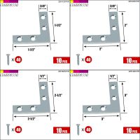 Flat Corner Right 90 degree Angle Bracket Repair Plate Fixing Brace