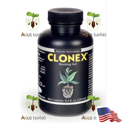 [ready stock]เจลเร่งราก Clonex rooting hormone gel ขนาด 250 ml. ขวดแบ่ง ของแท้ 100% USA เจล ระเบิดราก ฮอร์โมน เร่งดอก น้ำยา ยา เร่งราก เร่งโตมีบริการเก็บเงินปลายท
