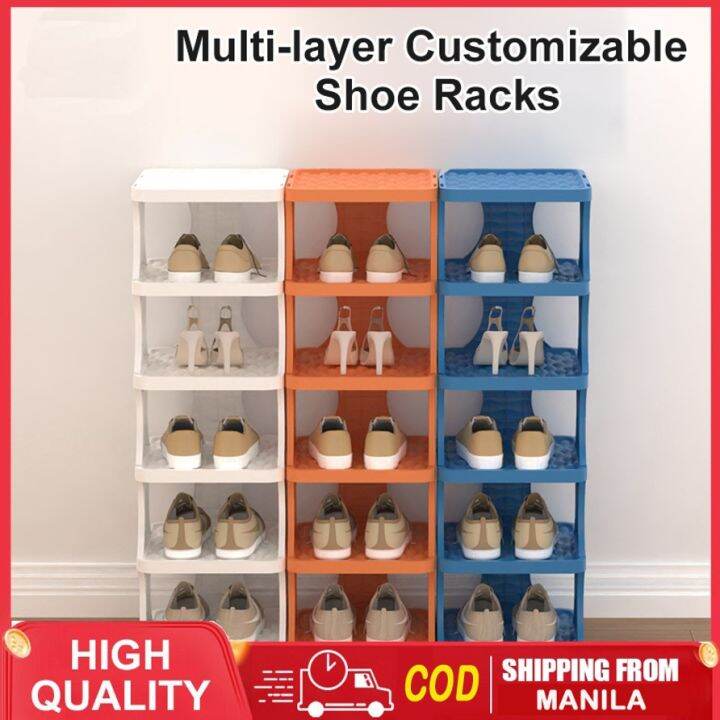Shoe Rack Stackable Shoes Organizer Storage Stand Lazada PH