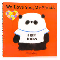 We love you, Mr panda we love you, Mr panda original picture book in English Mr panda etiquette classroom character habit cultivation parent-child reading English Enlightenment reading paperback open