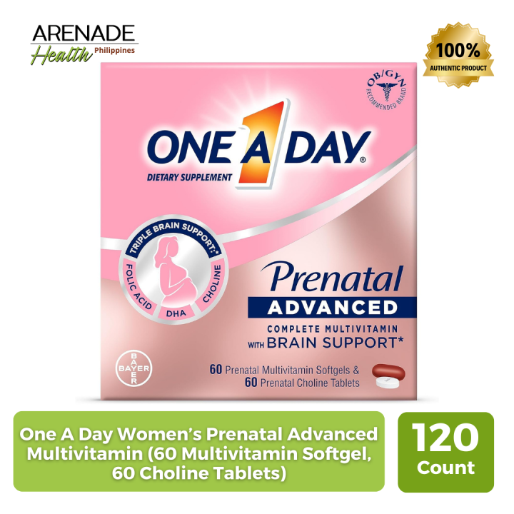 One A Day Women’s Prenatal Advanced Multivitamin (60 Multivitamin
