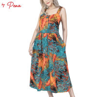 By Pena Sun Dress ชุดเดรสลำลองสายเดี่ยว BPDL062302