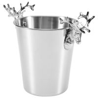 Stainless Steel Deer Head Handle,Insulated Ice Bucket,for Paties &amp;Bar