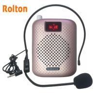 Rolton K500 Bluetooth Loudspeaker Microphone Voice Amplifier Booster Megaphone Speaker Supports FM radio TFCard Mp3 Player