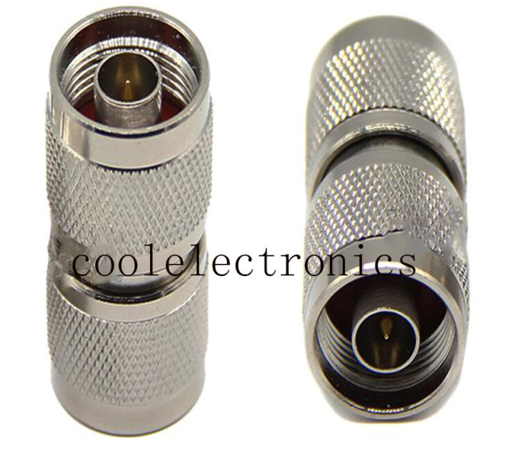 2pcs-copper-rf-coaxial-coax-n-to-n-connector-n-male-to-n-male-plug-adapter-connector