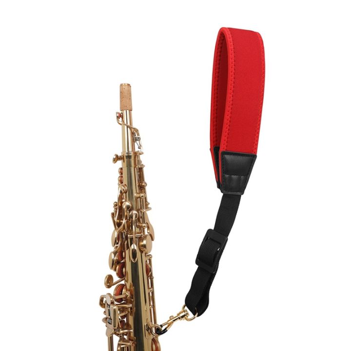 upgraded-length-colour-saxophone-neck-strap-saxophone-strap-soft-sax-nylon-padded-for-alto-tenor-baritone-soprano-blue