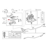 Shifter Slider Lever Panel 35975-50040 A/T Position Indicator Gear Dust Cover Car Accessories Plastic for Toyota Lexus LS460L 600HL 2006-2012