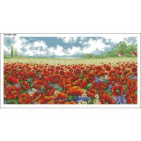 ครอสติช-ภาพดอกป๊อปปี้-POPPY-080 (พร้อมส่ง)