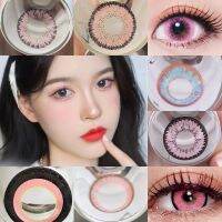 ?พร้อมส่ง รวมเลนส์ สีชมพู หว๊าวว หวานๆ มาก?คอนแทคเลนส์ Pink คัดลายปัง นิ่มสบายตา สายตาปกติ เท่านั้น ✅ ห้ามพลาด