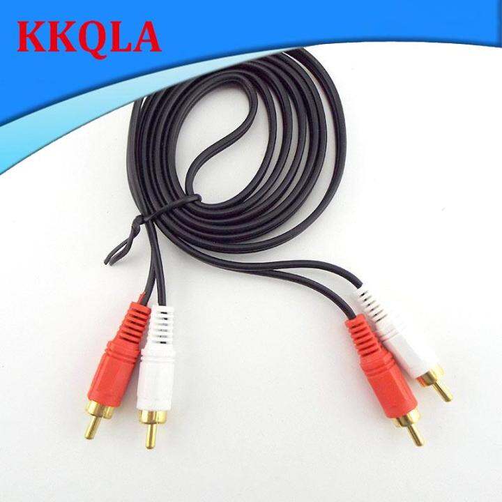 qkkqla-2rca-male-to-2-rca-male-connector-cable-stereo-dual-audio-wire-extension-cable-av-for-dvd-tv-cd-sound-amplifier