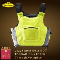 Genuine CE ISO12402-5 Approved Adult Kayaking Life Jackets Safety Water Sports Paddle Raft Floating Kayak with Pocket  Life Vest  Life Jackets