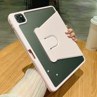 เปลือกแข็งอะคริลิกใสหมุนได้360 ° สำหรับแผ่น Xiaomi 6 Pro 2023 Mi Pad 6เคสพร้อมที่ใส่ดินสออัตโนมัติสำหรับแผ่น Xiaomi 5 Pro 11นิ้ว Redmi Pad 10.61