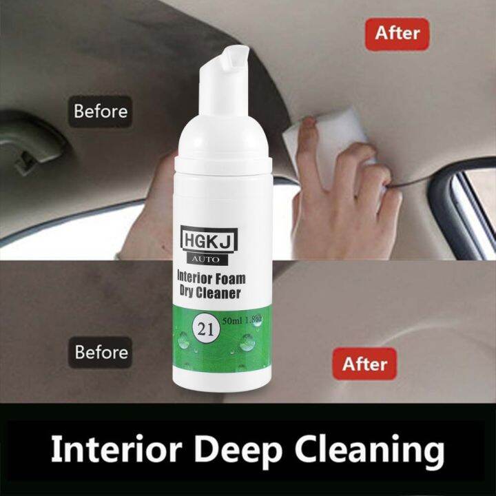 1PC 50Ml Car Interior Cleaning Foam Dry Cleaner Panel Dashboard Home