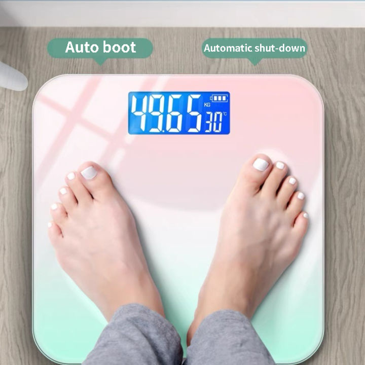 bathroom-electronic-scale-aurora-gradient-smart-bluetooth-body-fat-scale-led-display-digital-scale-portable-electronic-scale