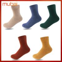 MUBAI Fashion Thicken Thermal Wool Socks Cashmere Hosiery Hiking Winter Warm