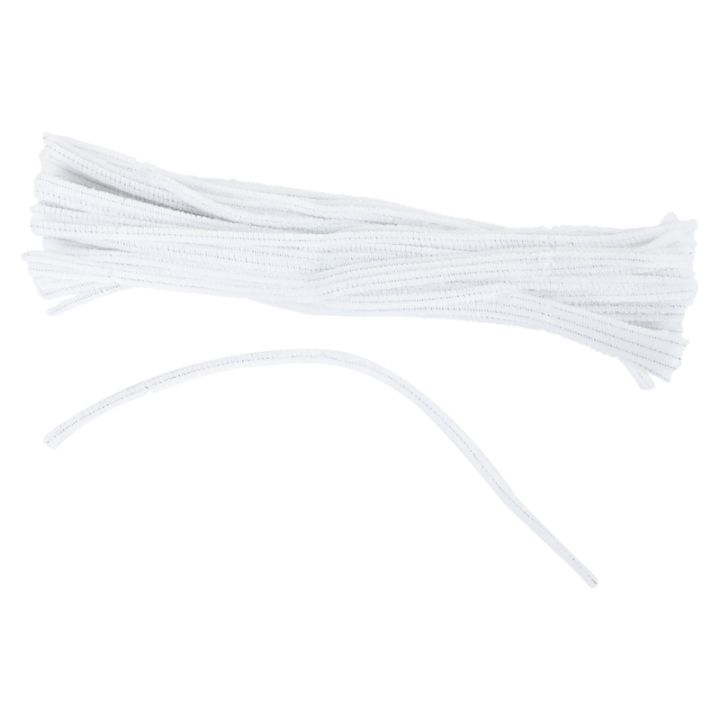 100-pcs-30cm-creation-pipe-cleaners-white