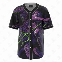 Fredhoods Poseidon dragon Baseball Jersey hip hop Hipster button down shirts uniforms men women personalized softball Jersey