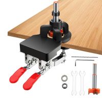 【LZ】 35mm Hinge Hole Drilling Jig Guide Concealed Cabinet Door Positioning Locator Hole Opener Aluminum Alloy Woodworking Tool Set