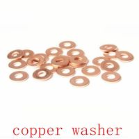 50pcs M4 M5 M6 M8 M10 M12 m14 Copper washer sealing washer