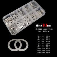 500/1200X304 A2 Stainless Steel Ultratipis Flat Washer Adjusting Ultra Tipis Shim Plain Gasket Assory Set Kit M3/M4/M5/M6/M8