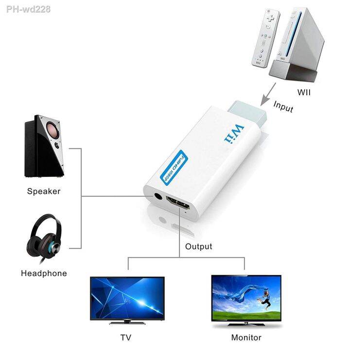 full-hd-1080p-wii-to-hdmi-compatible-converter-adapter-with-3-5mm-audio-video-cable-and-hd-1m-cable-for-pc-hdtv-monitor-display