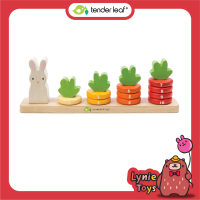 Tender Leaf Toys ของเล่นไม้ ของเล่นเสริมพัฒนาการ ฝึกนับแครอทกับกระต่ายน้อย Counting Carrots