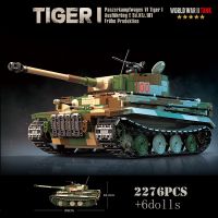 ทหารสงครามโลกครั้งที่ King Tiger เยอรมัน Jagdtiger หนักถังติดตาม WW2บล็อกตัวต่ออาวุธทางการทหารอิฐเมืองของขวัญ Kids Toys