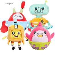 SUNNYFAN Kado Ulang Tahun การ์ตูนสำหรับเด็ก Squidward Ocean Series อะนิเมะต่อพ่วงปู SquarePants ตกแต่งบ้านฟองน้ำตุ๊กตาผ้ากำมะหยี่ตุ๊กตา Plushie Lankybox ของเล่นของเล่นกำมะหยี่ยัดไส้