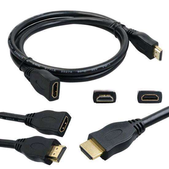 สาย-hdmi-2-0-หัวตัวผู้-ตัวเมีย-cable-male-female-support-3d-4k-2k-hd-60hz-ทองแดงเบอร์-28-awg