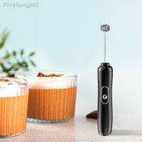 Electrical Mini Coffee Maker Whisk Mixer Household Electric Handheld Stirrer Portable 3 Speeds Stainless Steel Kitchen Gadgets