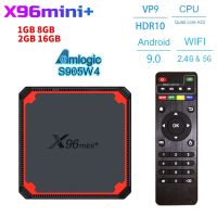 X96กล่องสมาร์ททีวีมินิพลัส9.0 3D S905W4 Amlogic 4K กล่องสมาร์ททีวี2.4G 5G กล่อง Google Set Top Box 2GB 16GB X96MINI Uso70d TVBOX