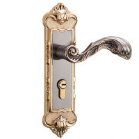 20211 Set of Door Lock Vintage European Style Universal Retro Door Bedroom Lock Interior Anti-theft Security Door Lock